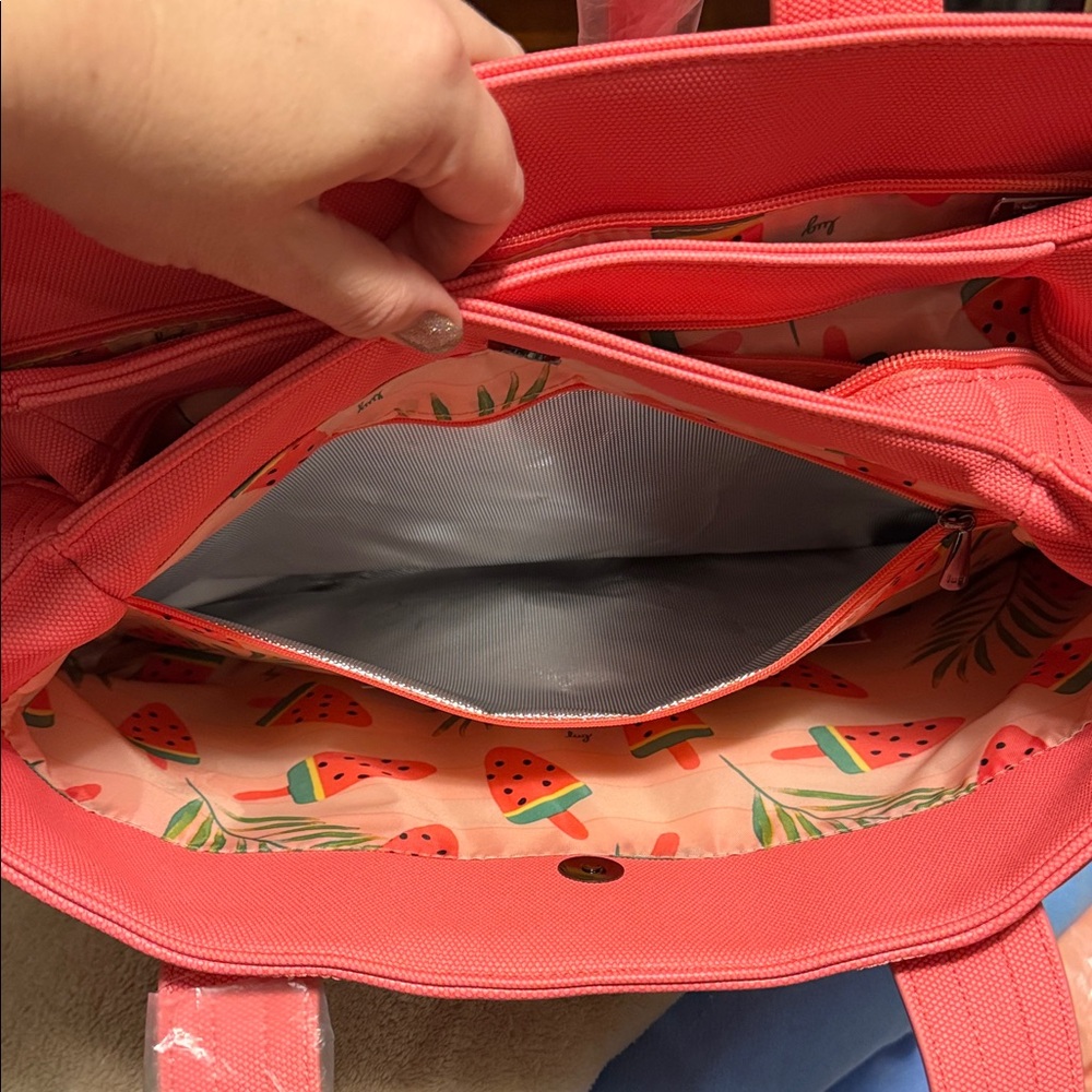 Lug Tempo Tote Bag in Watermelon Ice Pop - Picture 14 of 15